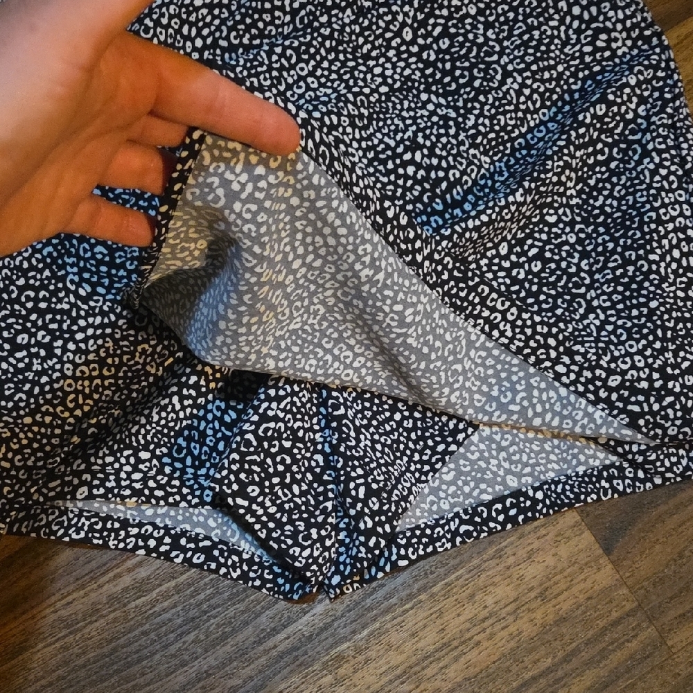 Zara Black and White Animal Print Skort Size XS - Picture 2 of 5